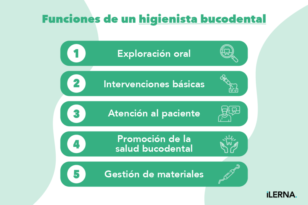 Tareas de un higienista dental