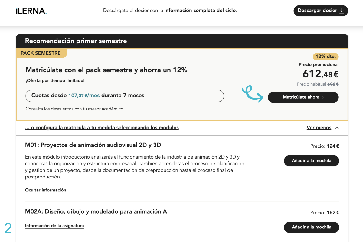 Selecciona el ciclo