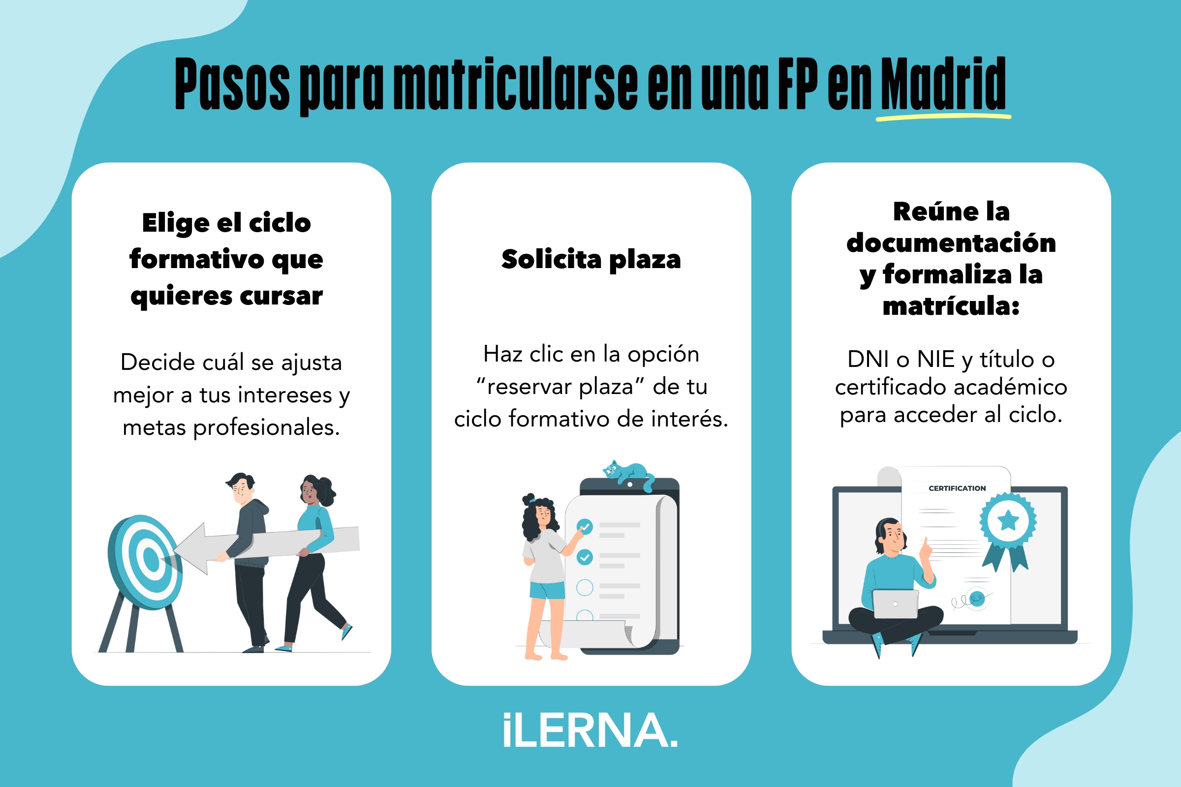 ¿Cómo matricularse en una FP en Madrid paso a paso?