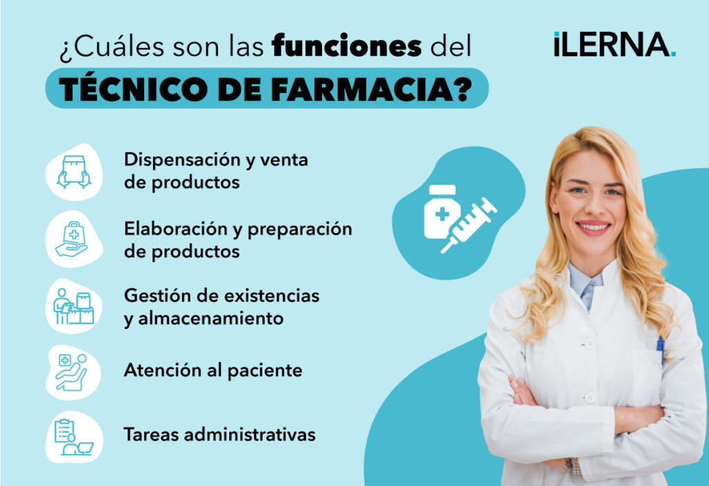 ¿Cuáles son las funciones del técnico de farmacia?